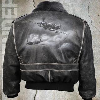 Кожаная куртка Pretender Top Gun Vintage (Як-9)